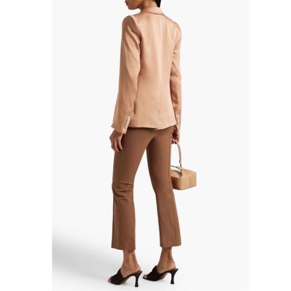 Veronica beard camel satin blazer - Picture 5 of 12